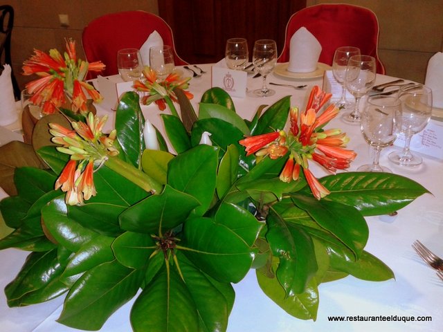 bodas Gijón adornos florales Restaurante El Duque