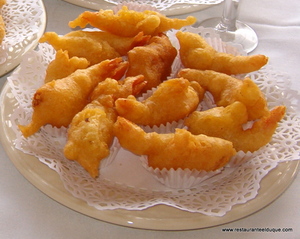 Gambas Orly Restaurante El Duque