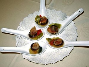 Cucharitos de Champiñon Restaurate El Duque