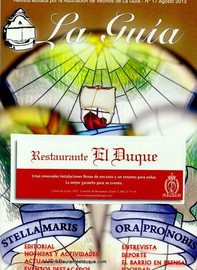 Anuncio En la revista de la asociación de Vecinos de la Guia